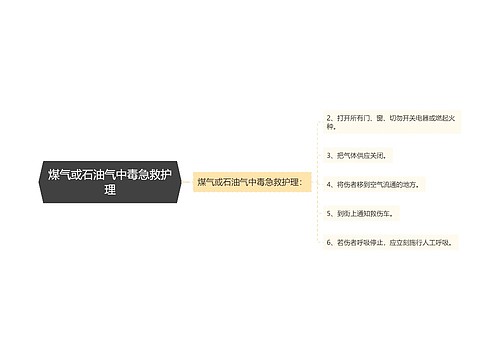 煤气或石油气中毒急救护理