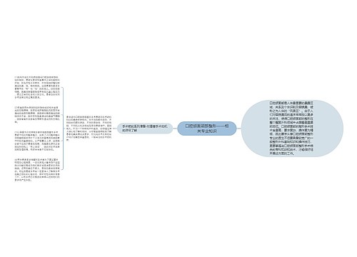 口腔颌面颈部整形——相关专业知识