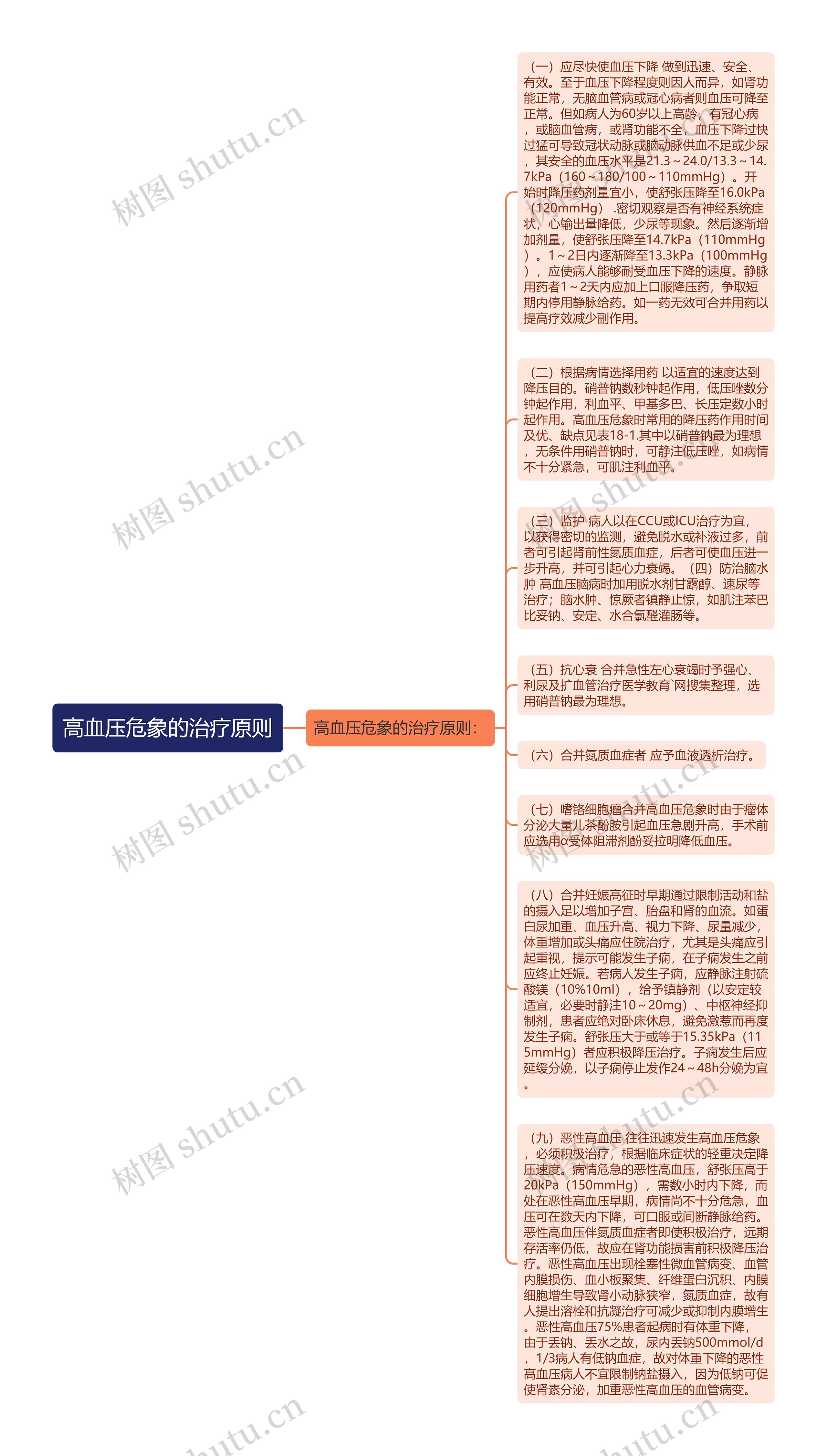 高血压危象的治疗原则