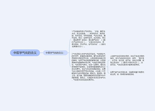 中医学气化的含义