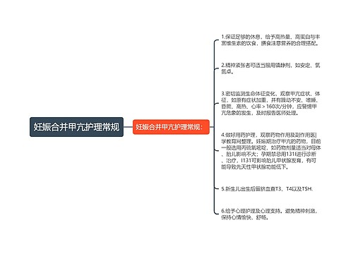 妊娠合并甲亢护理常规