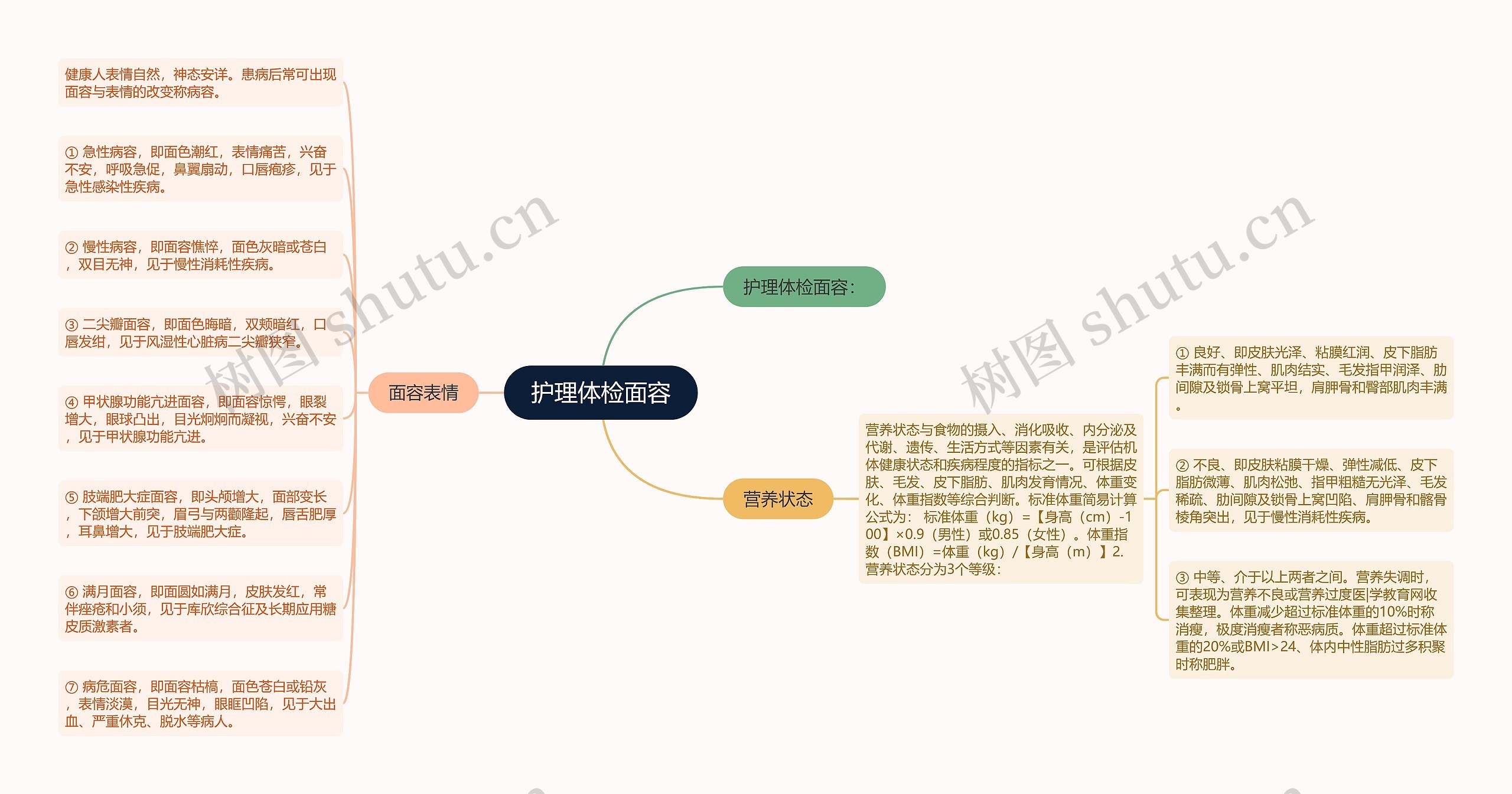 护理体检面容 护理体检面容