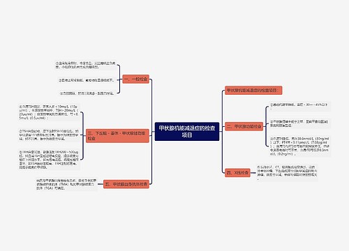 甲状腺机能减退症的检查项目