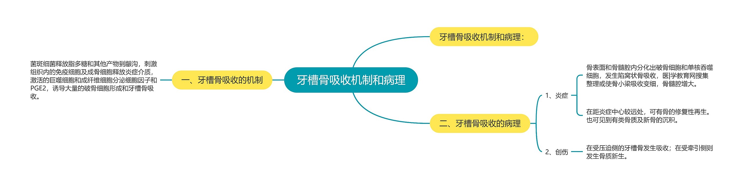 牙槽骨吸收机制和病理