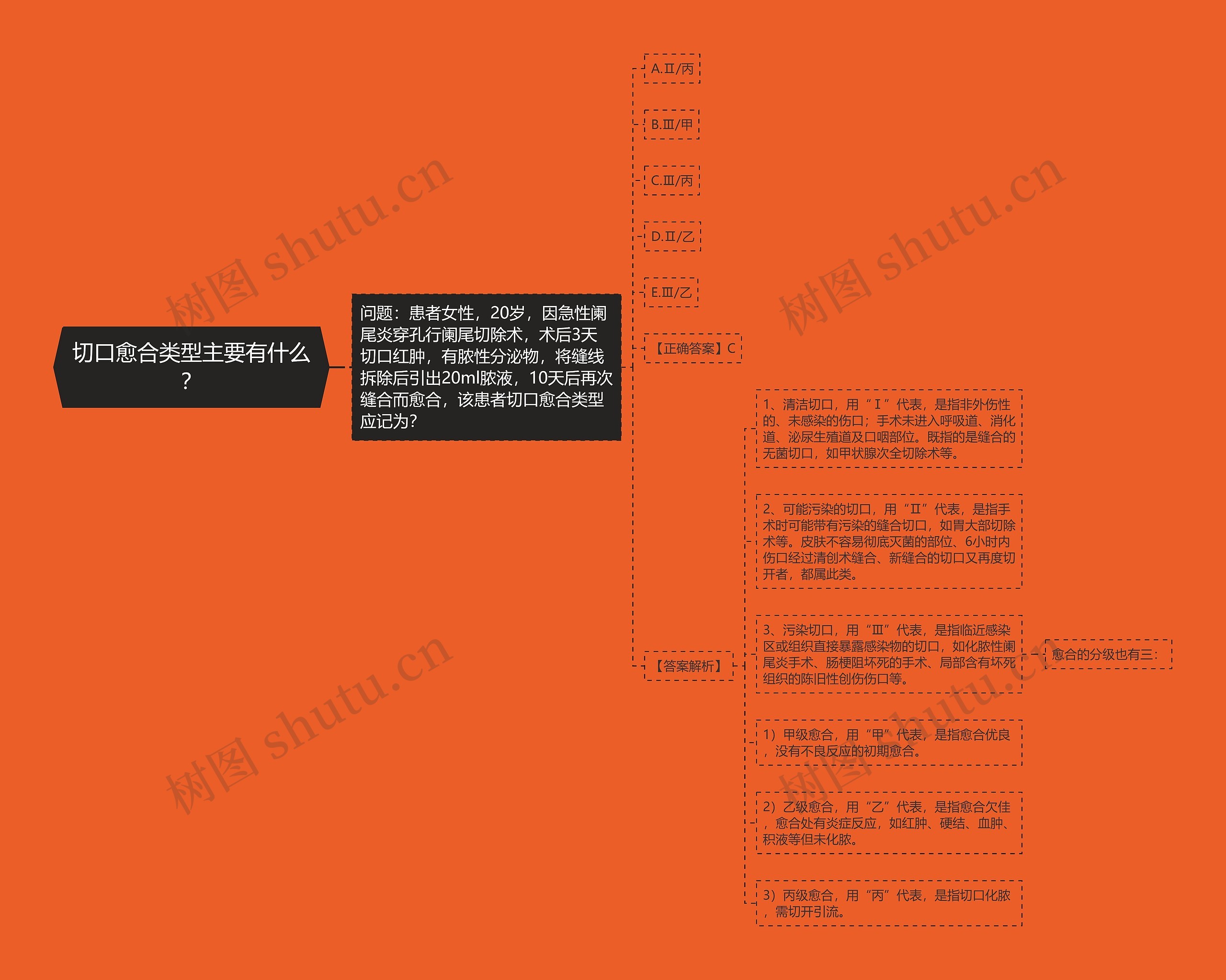 切口愈合类型主要有什么？