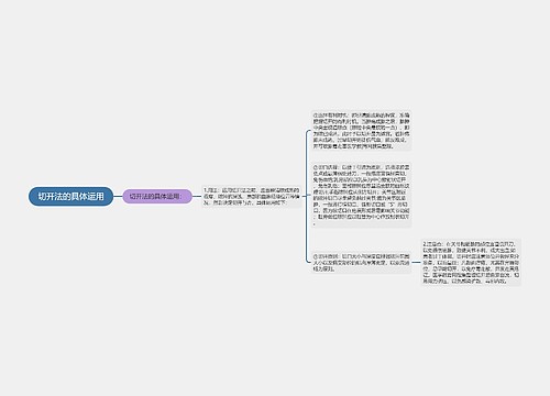 切开法的具体运用