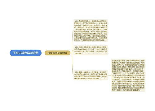 子宫内膜癌早期诊断