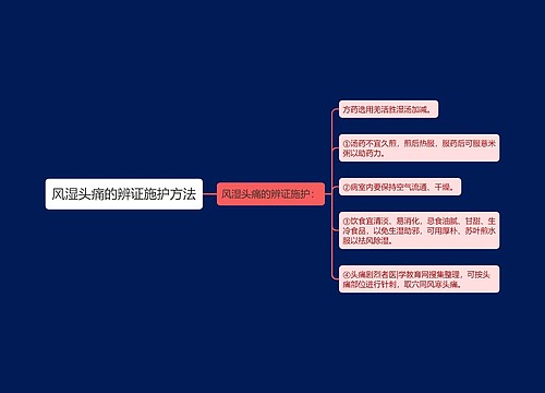 风湿头痛的辨证施护方法