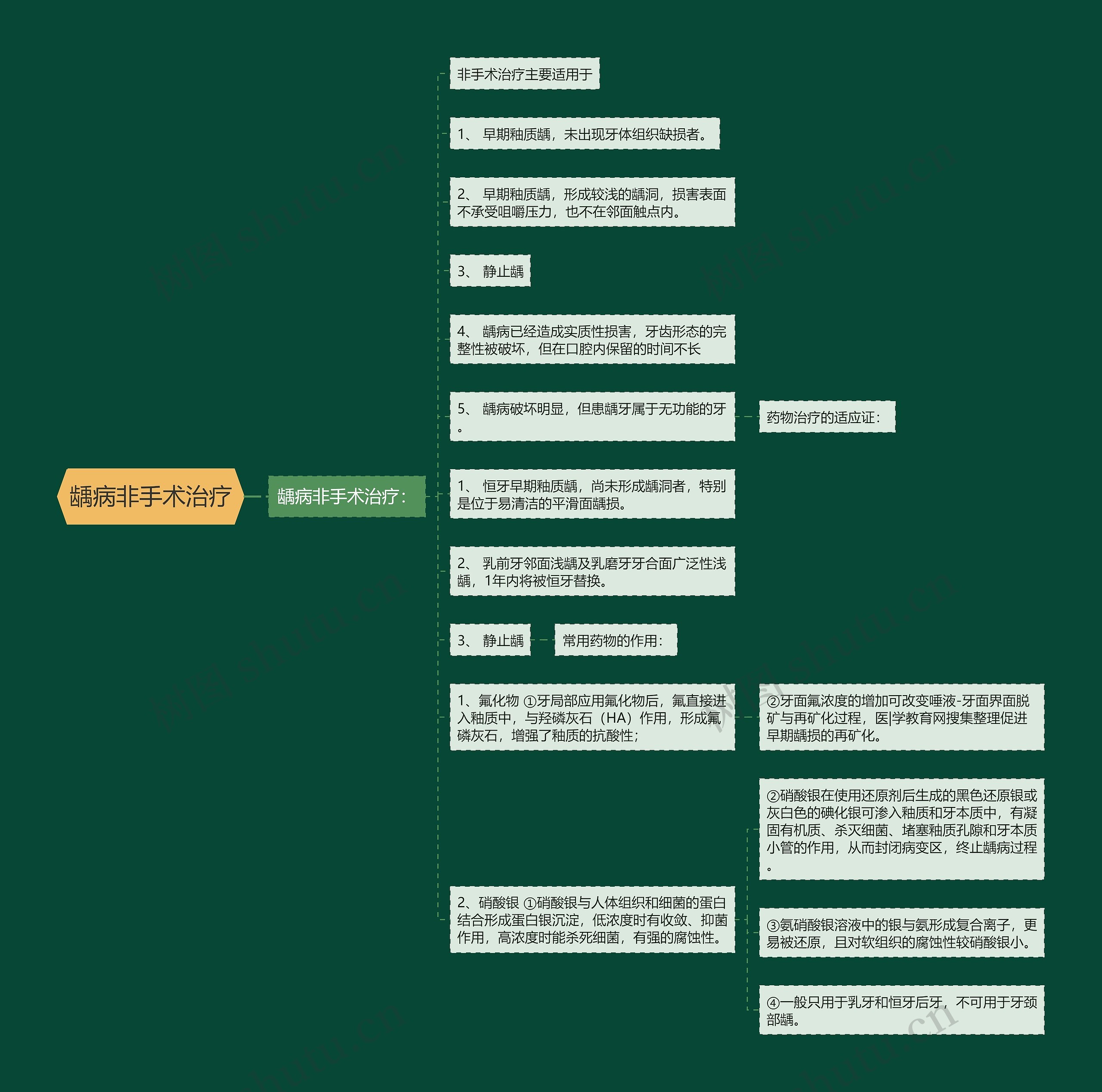 龋病非手术治疗 龋病非手术治疗