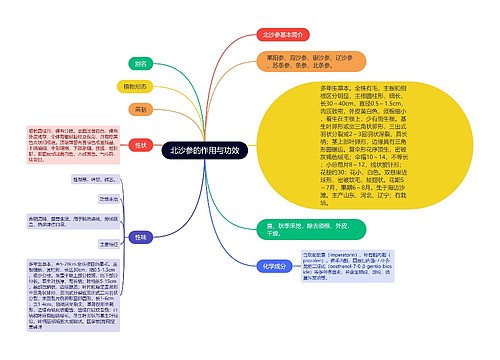 北沙参的作用与功效