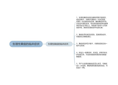 生理性黄疸的临床症状