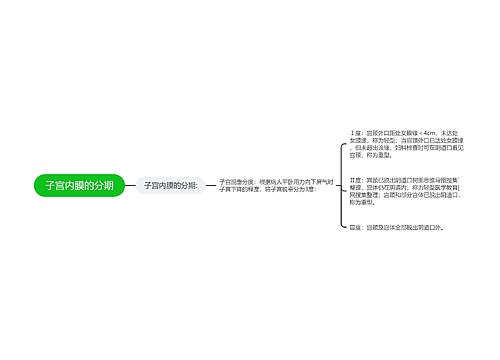 子宫内膜的分期