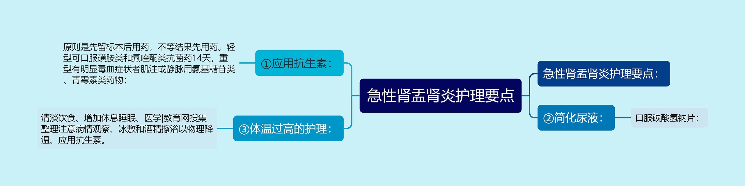 急性肾盂肾炎护理要点