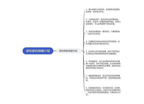 尿布疹的保健介绍