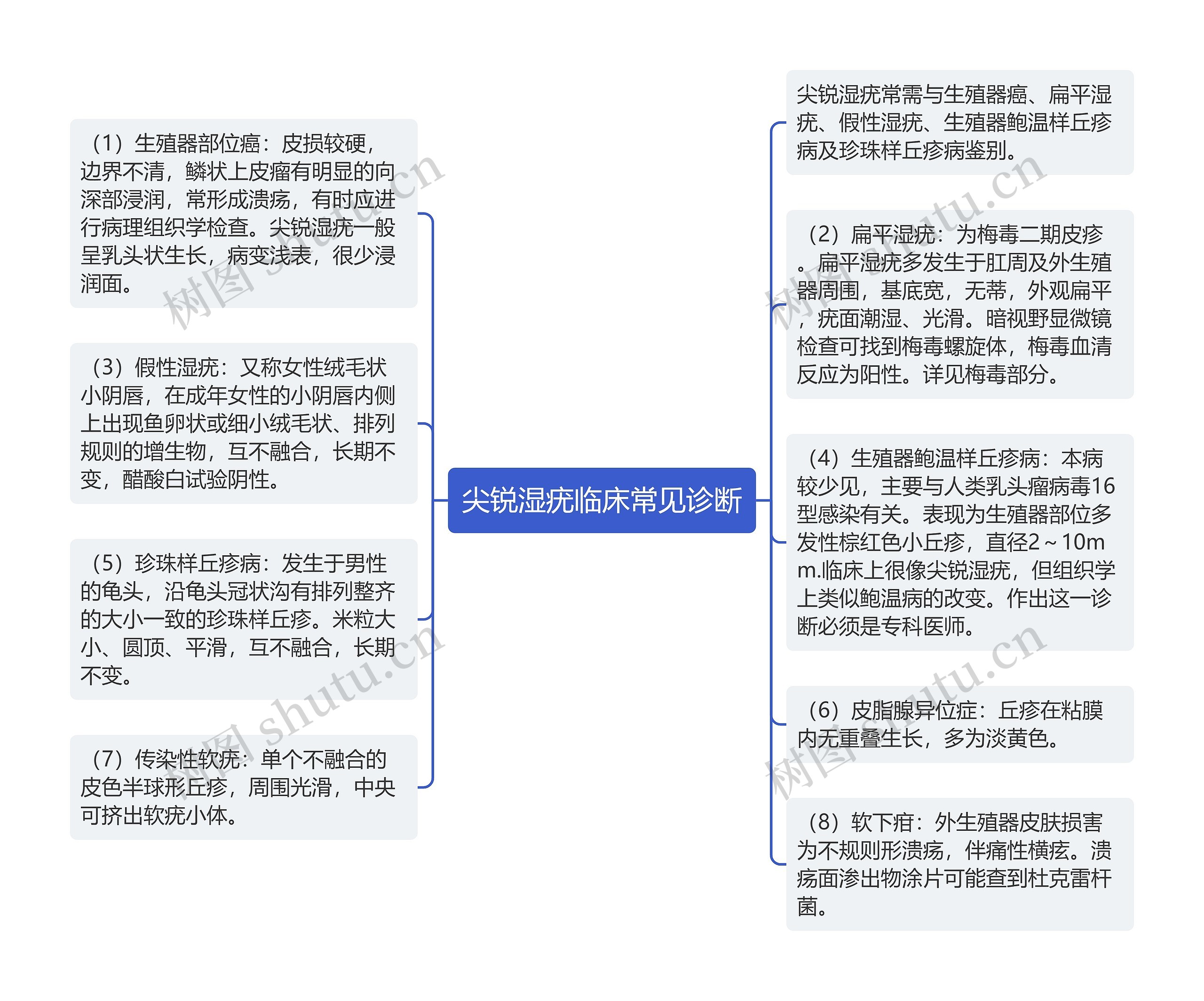 尖锐湿疣临床常见诊断