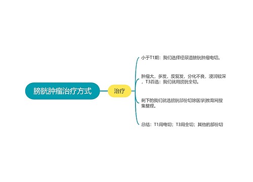 膀胱肿瘤治疗方式