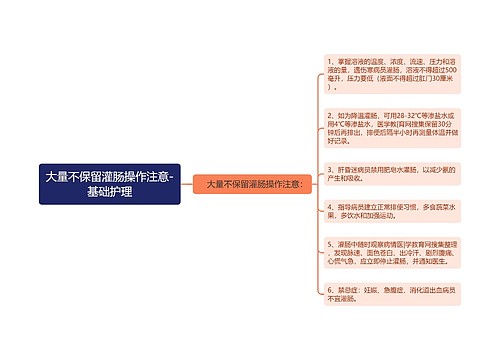 大量不保留灌肠操作注意-基础护理