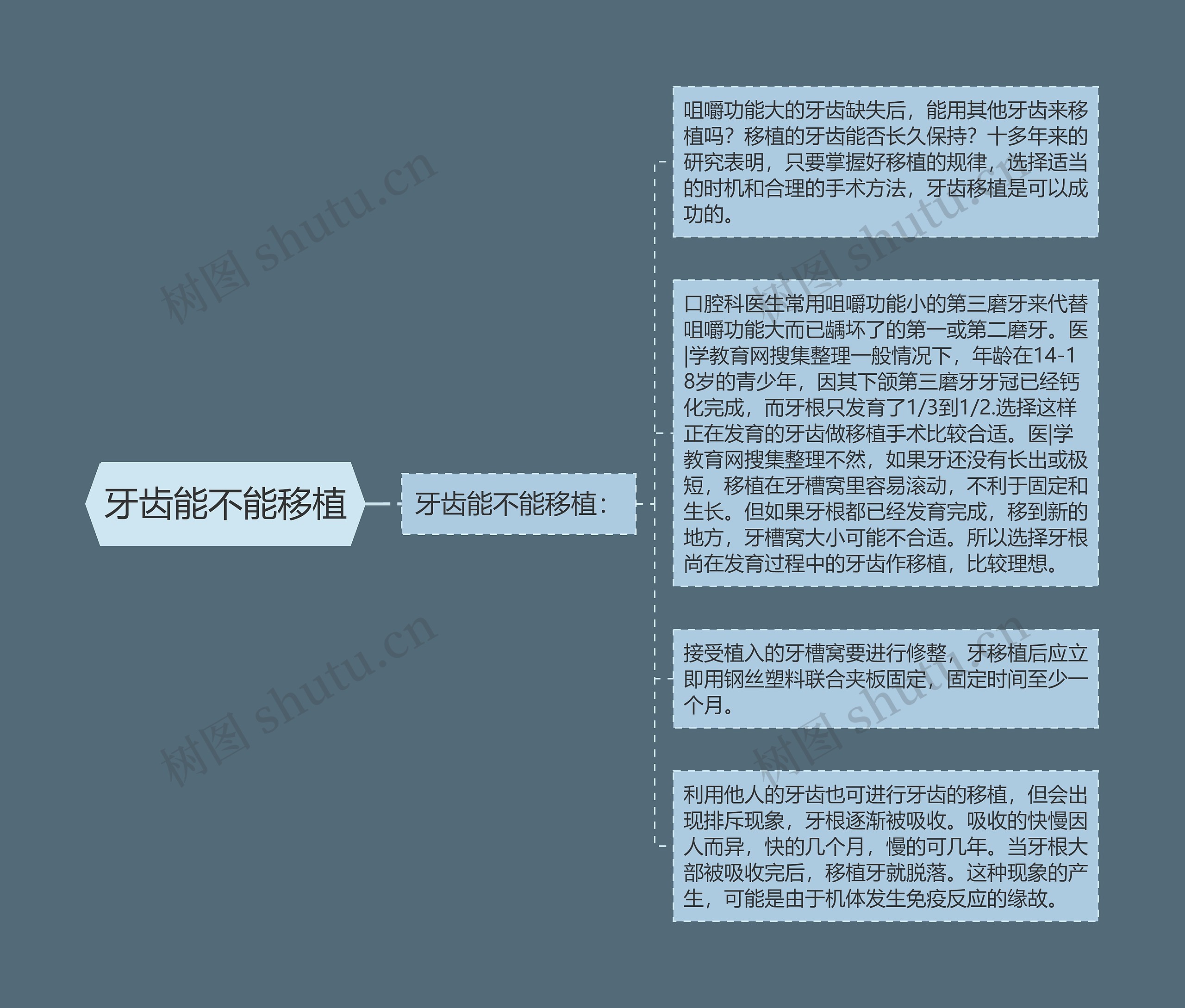 牙齿能不能移植