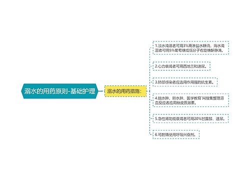 溺水的用药原则-基础护理