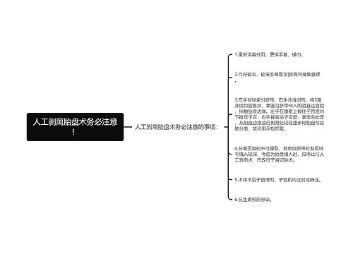 人工剥离胎盘术务必注意！