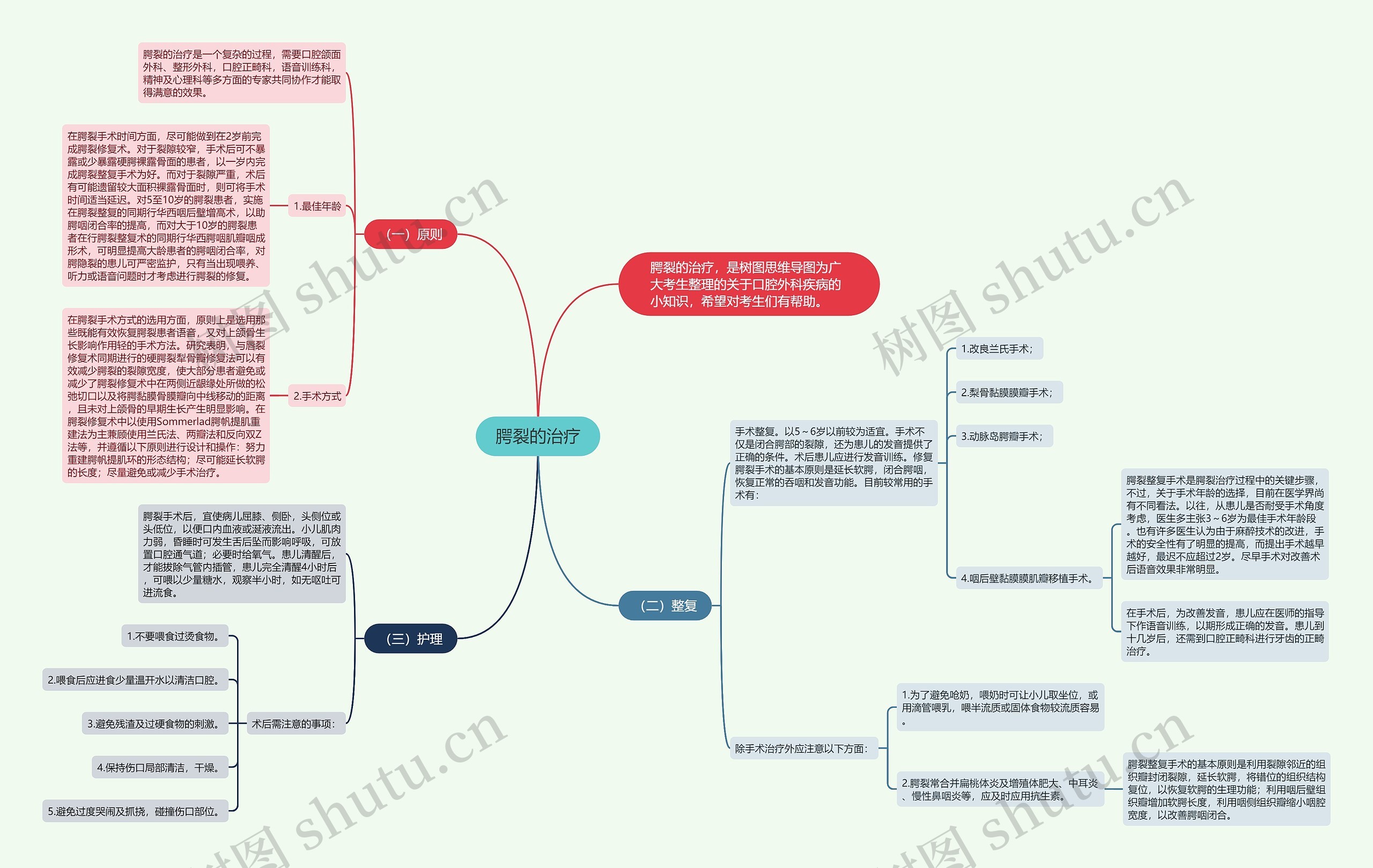腭裂的治疗 腭裂的治疗