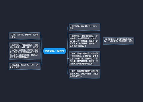 中药词典：桑寄生