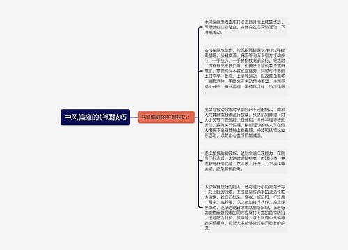 中风偏瘫的护理技巧