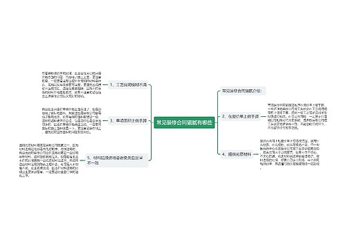 常见装修合同猫腻有哪些