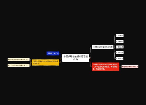 中医护理考前模拟练习题（28）