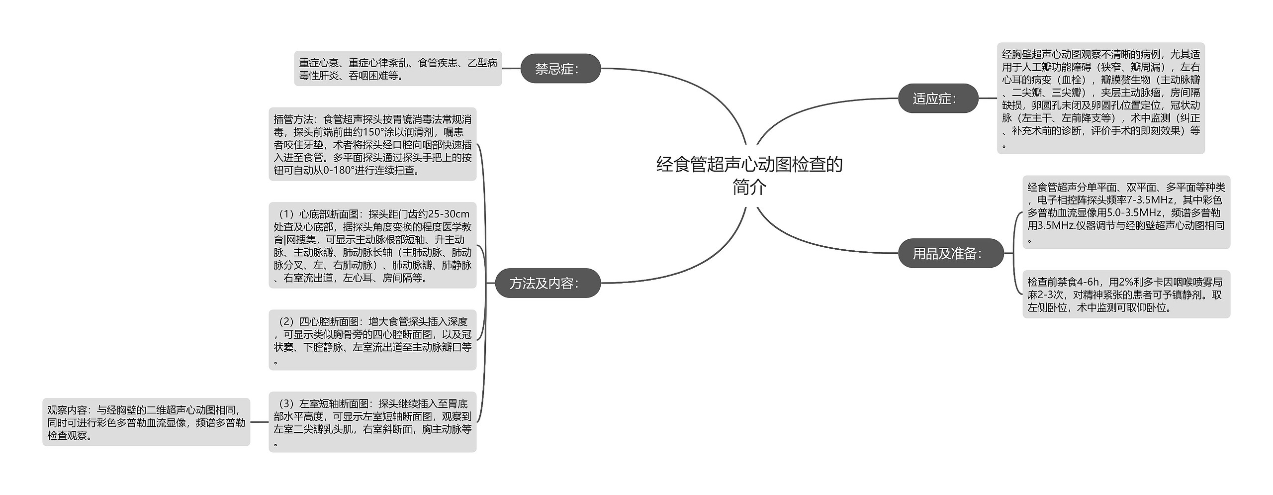 经食管超声心动图检查的简介