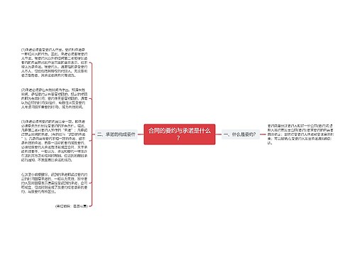 合同的要约与承诺是什么？