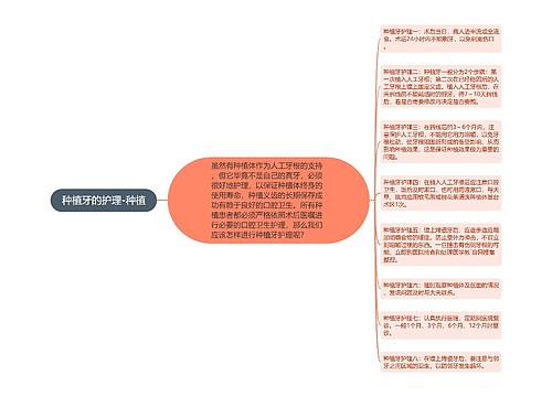 种植牙的护理-种植