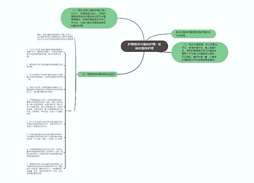 护理程序与整体护理--系统化整体护理