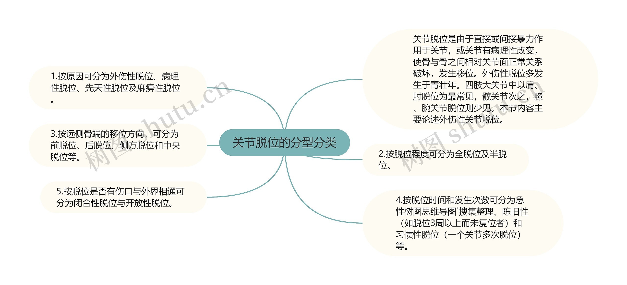 人体关节思维导图图片