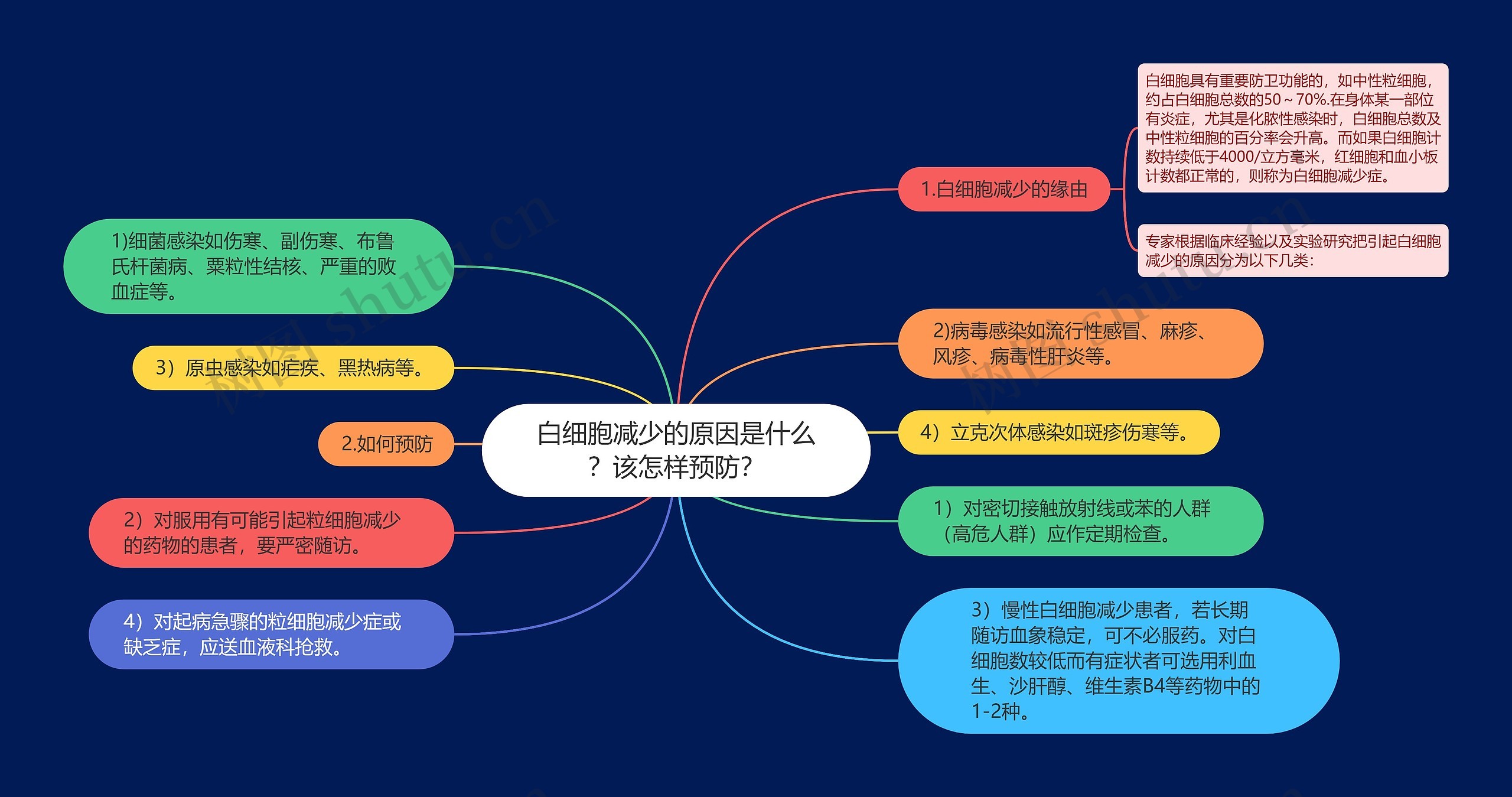 白细胞减少的原因是什么？该怎样预防？