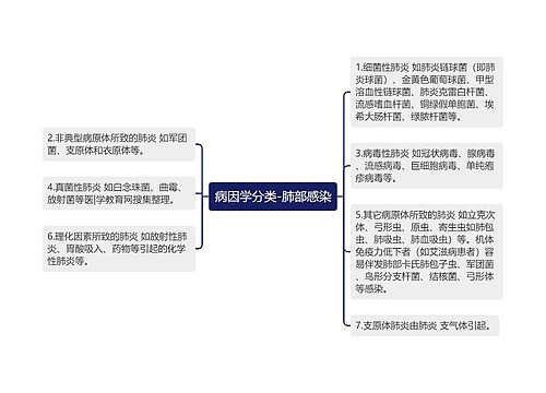病因学分类-肺部感染