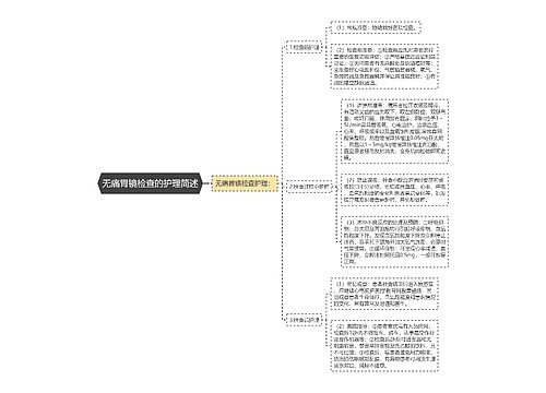 无痛胃镜检查的护理简述