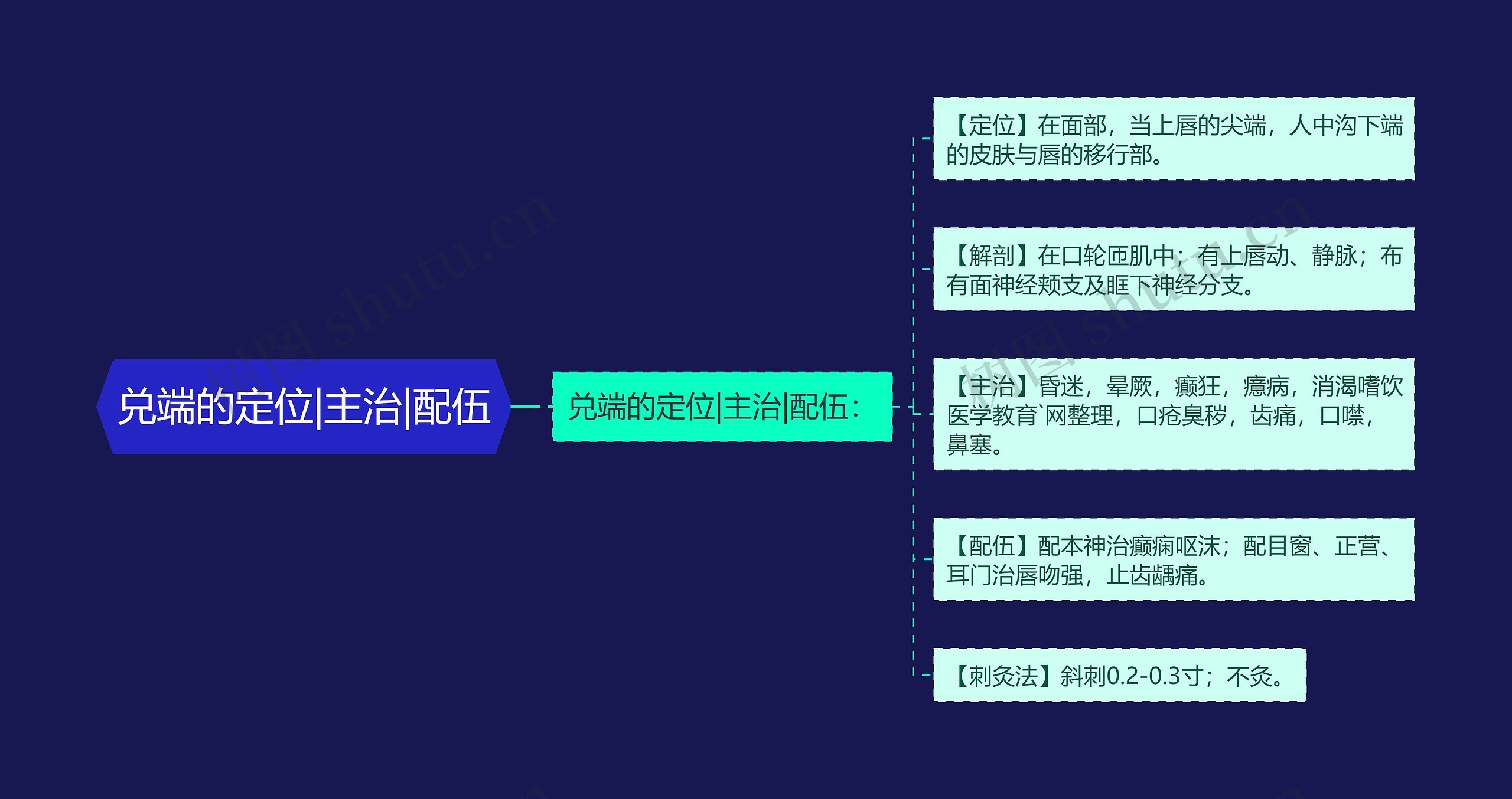 兑端的定位|主治|配伍 兑端的定位|主治|配伍