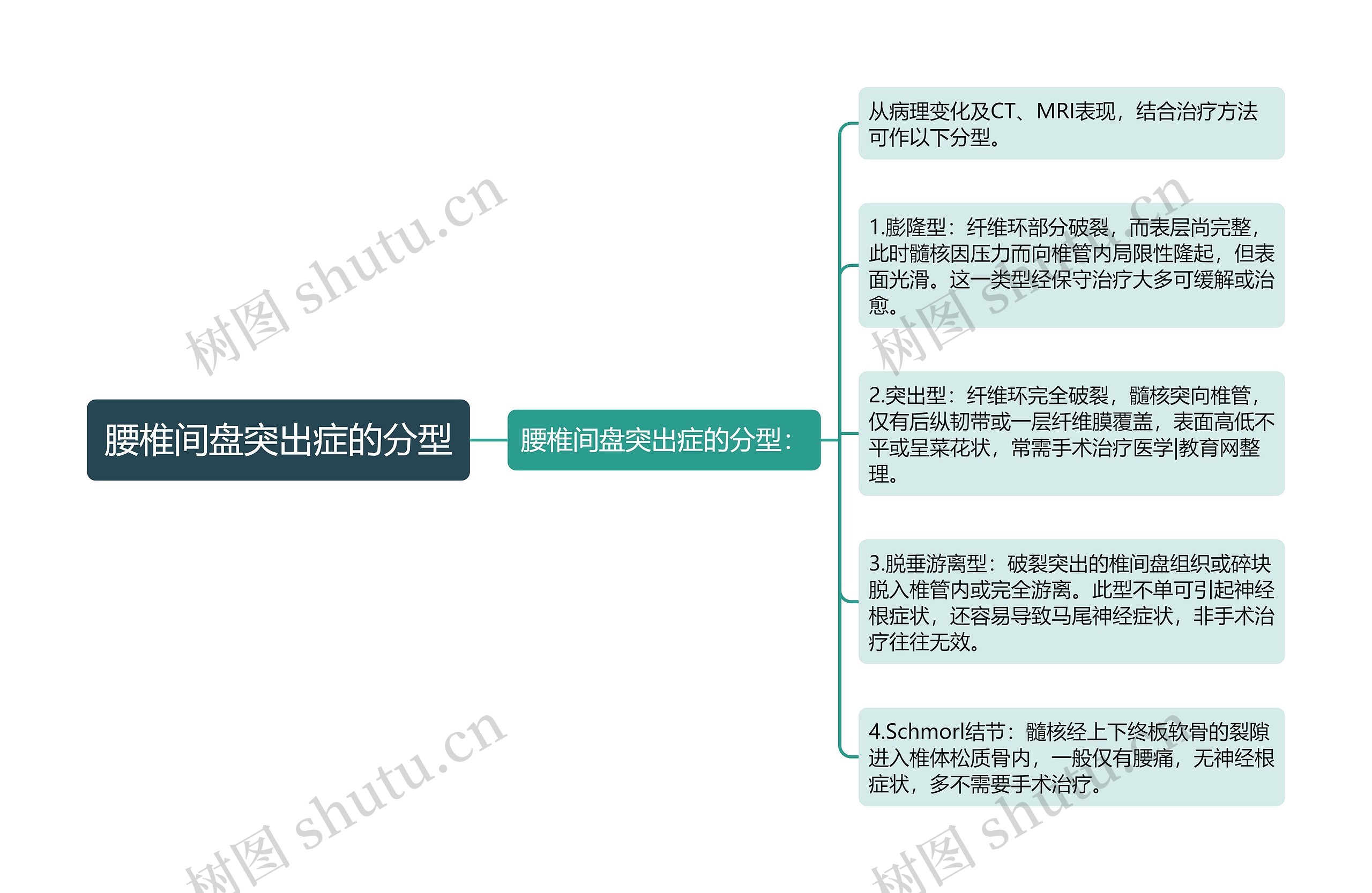 腰椎间盘突出症的分型