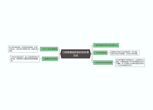 口腔修复前软组织的处理方法