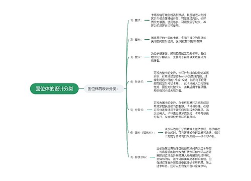 固位体的设计分类