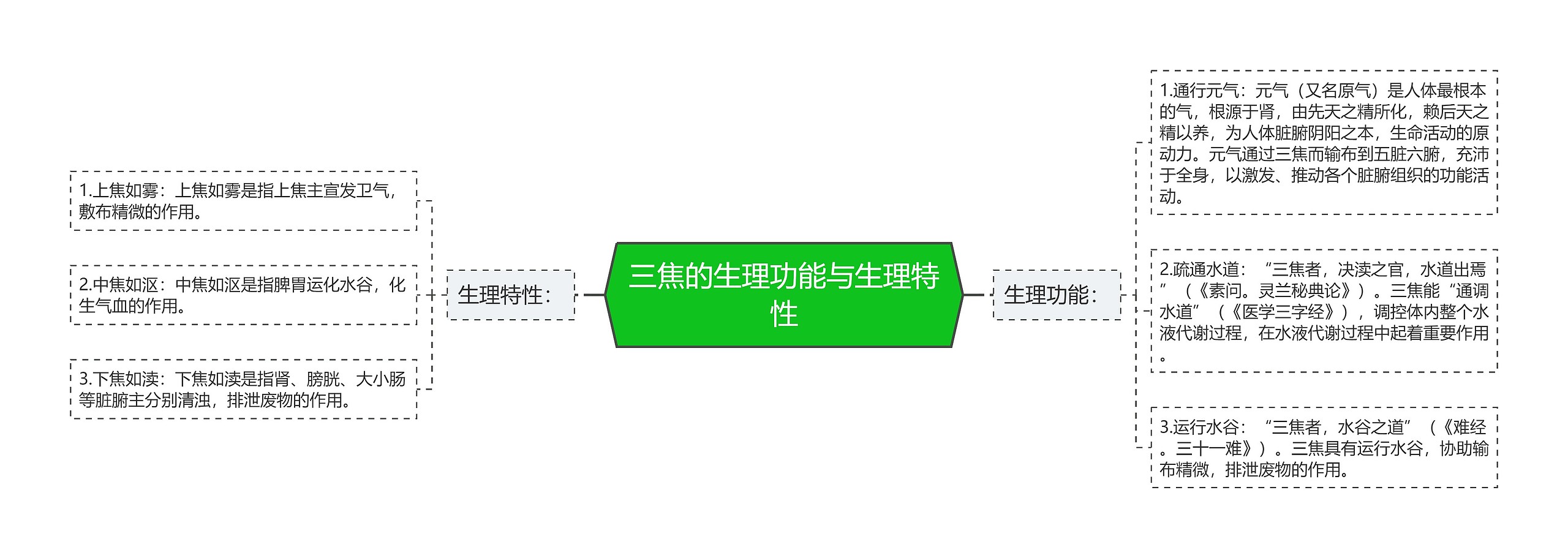 三焦的生理功能与生理特性