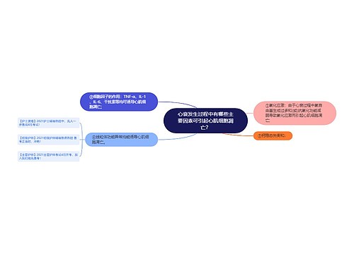 心衰发生过程中有哪些主要因素可引起心肌细胞凋亡？