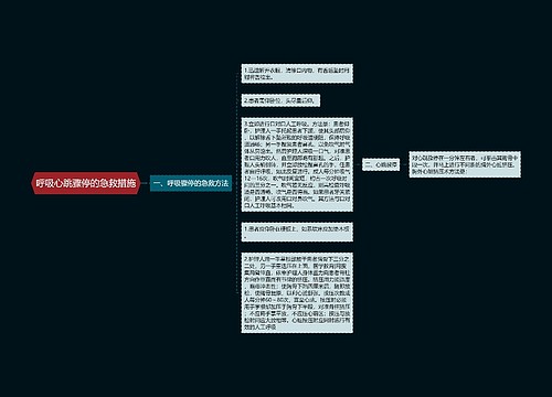 呼吸心跳骤停的急救措施