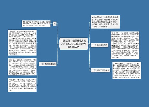 中医基础：髓是什么？髓的解剖形态/生理功能/与五脏的关系