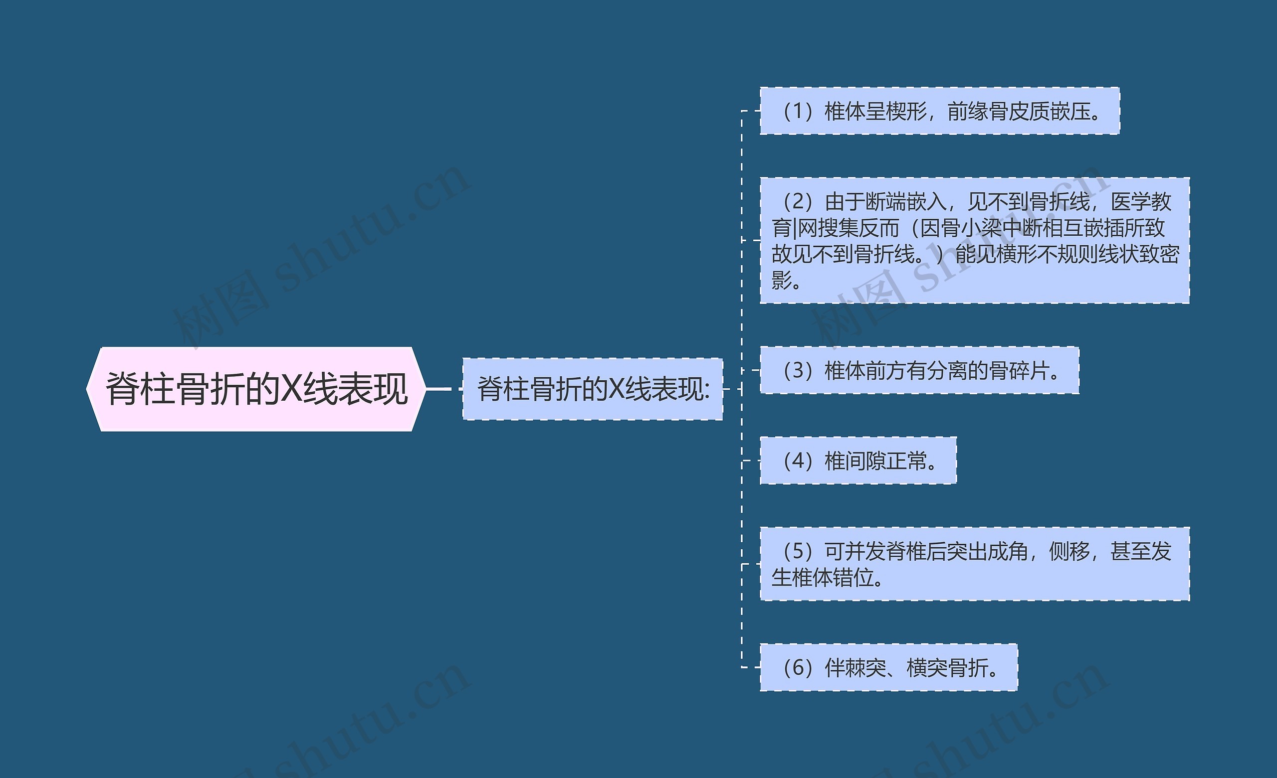 脊柱骨折的X线表现