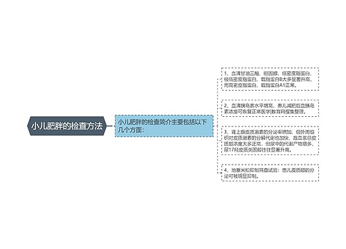 小儿肥胖的检查方法