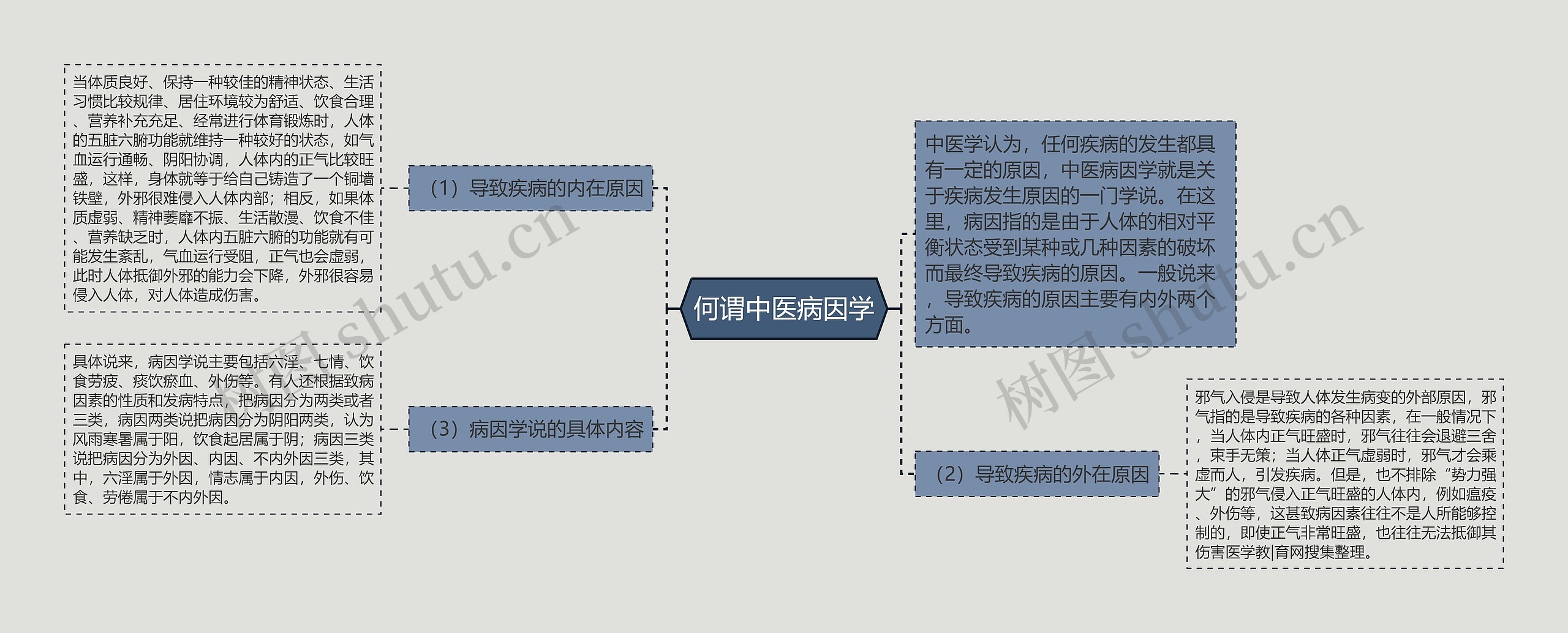 何谓中医病因学思维导图