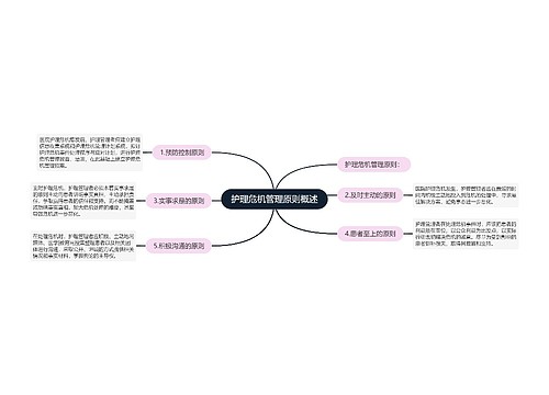 护理危机管理原则概述