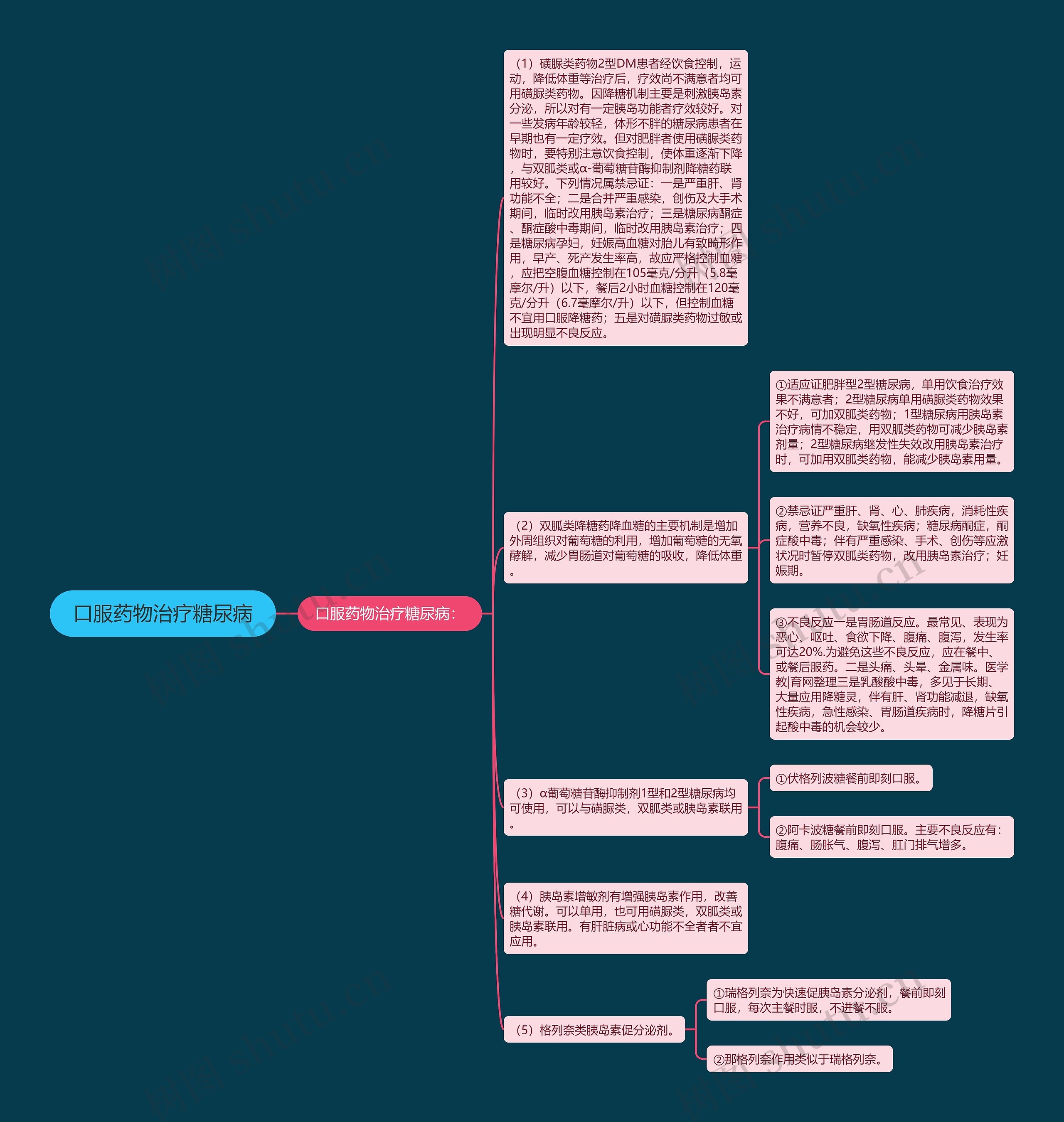 口服药物治疗糖尿病 口服药物治疗糖尿病